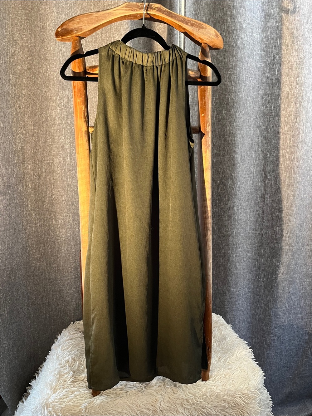 Prologue Olive Green Sleeveless Dress